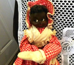 aa bed doll red check a
